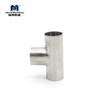 Sanitary Stainless Steel 304/316L Butt Weld Equal Tee Manufacturer